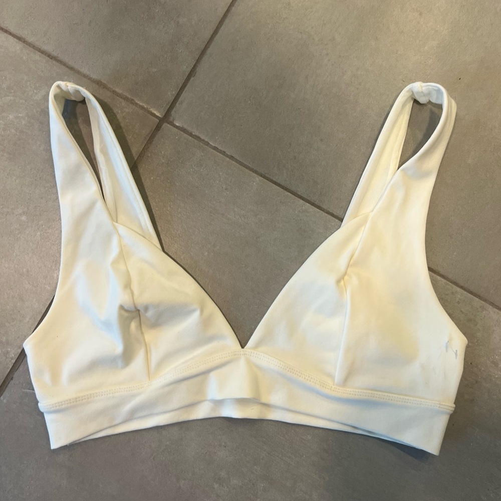 Free People Cream Bra